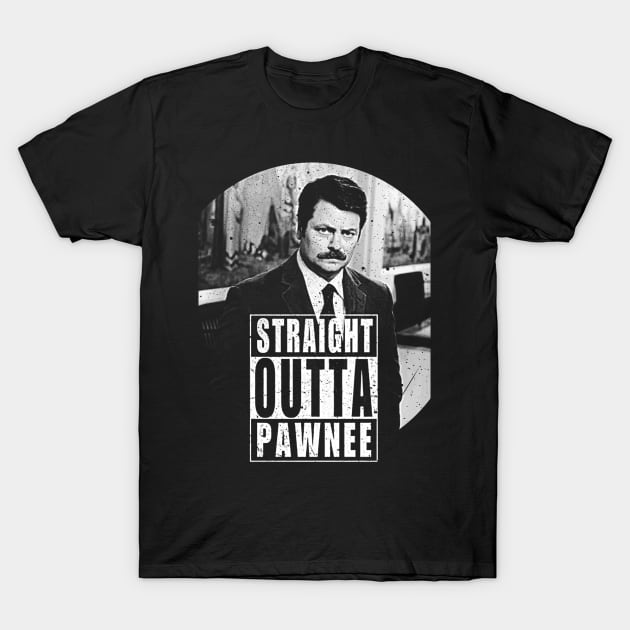 Straight Outta Pawnee Park and Rec T-Shirt by truefriend